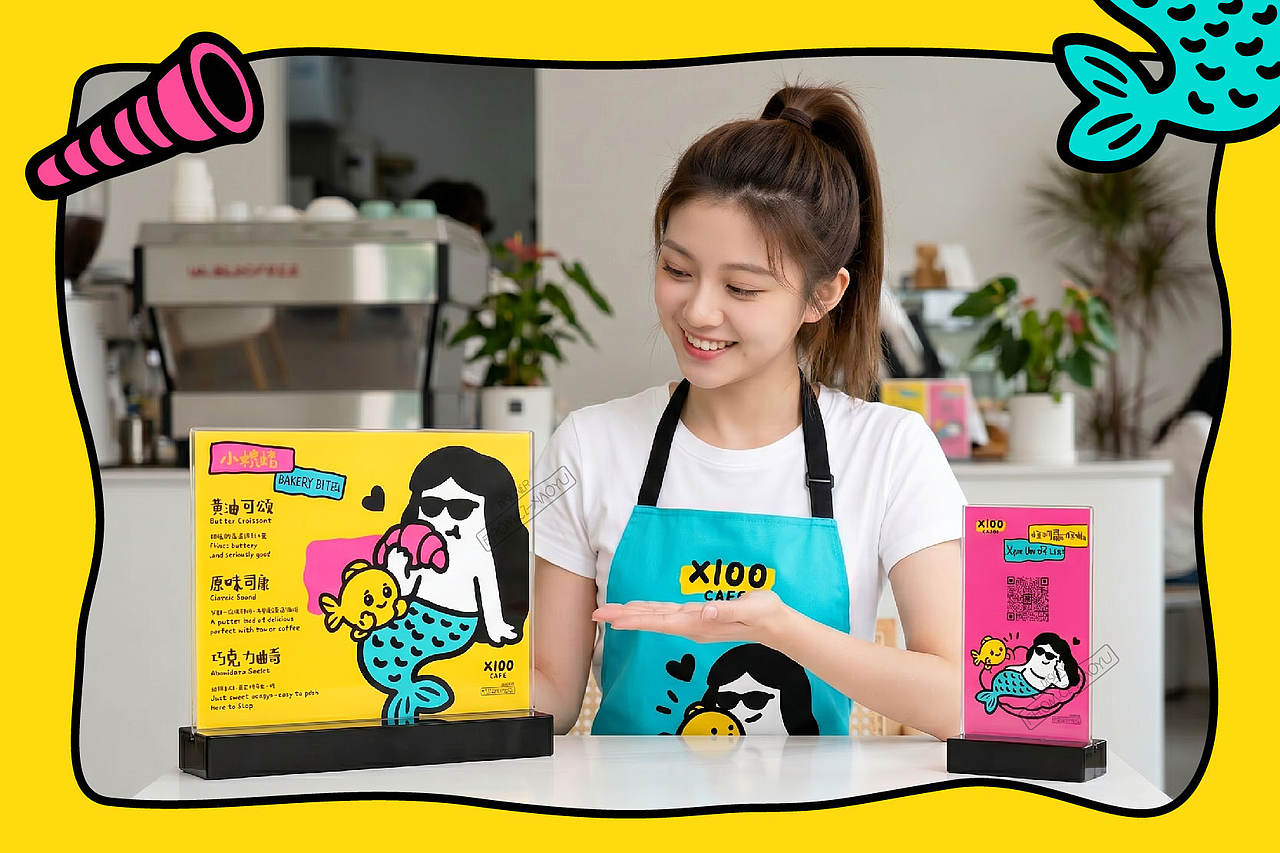 原创品牌视觉设计-趣味卡通美人鱼（图ZNDA2MjczMzAw） - 品牌 - 站酷设计师CZxiaoyu原创素材 - 站酷ZCOOL