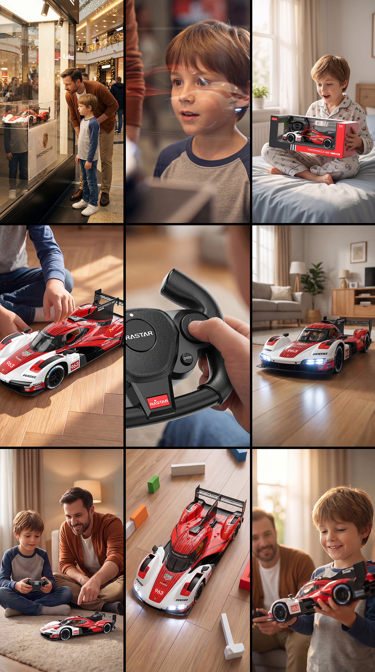 保时捷Porsche 963LMDhAI遥控车创图+宣传片（图ZNDA2Mjc1MDg0） - 宣传片 - 站酷设计师MU甲原创素材 - 站酷ZCOOL