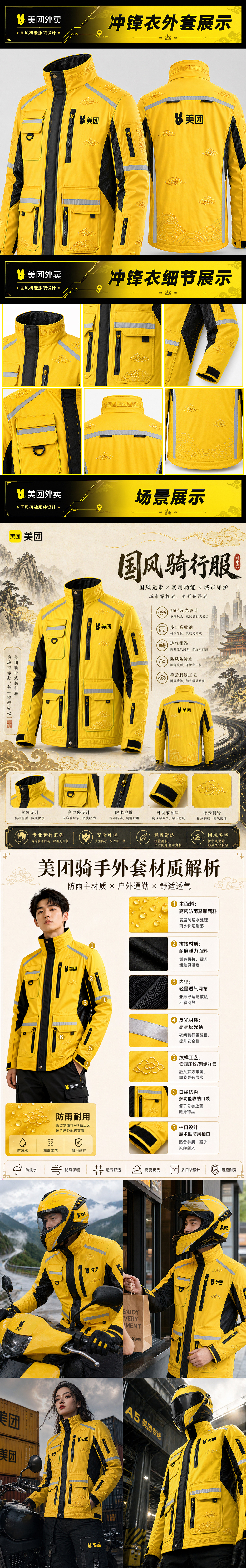 轻装上阵｜美团国风机能装备（图ZNDA2Mjc4MzI4） - AI作品 - 站酷设计师断点lves原创素材 - 站酷ZCOOL