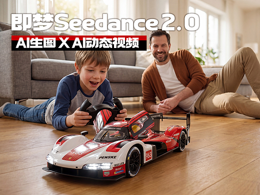 保时捷Porsche 963LMDh AI遥控车创图+宣传片