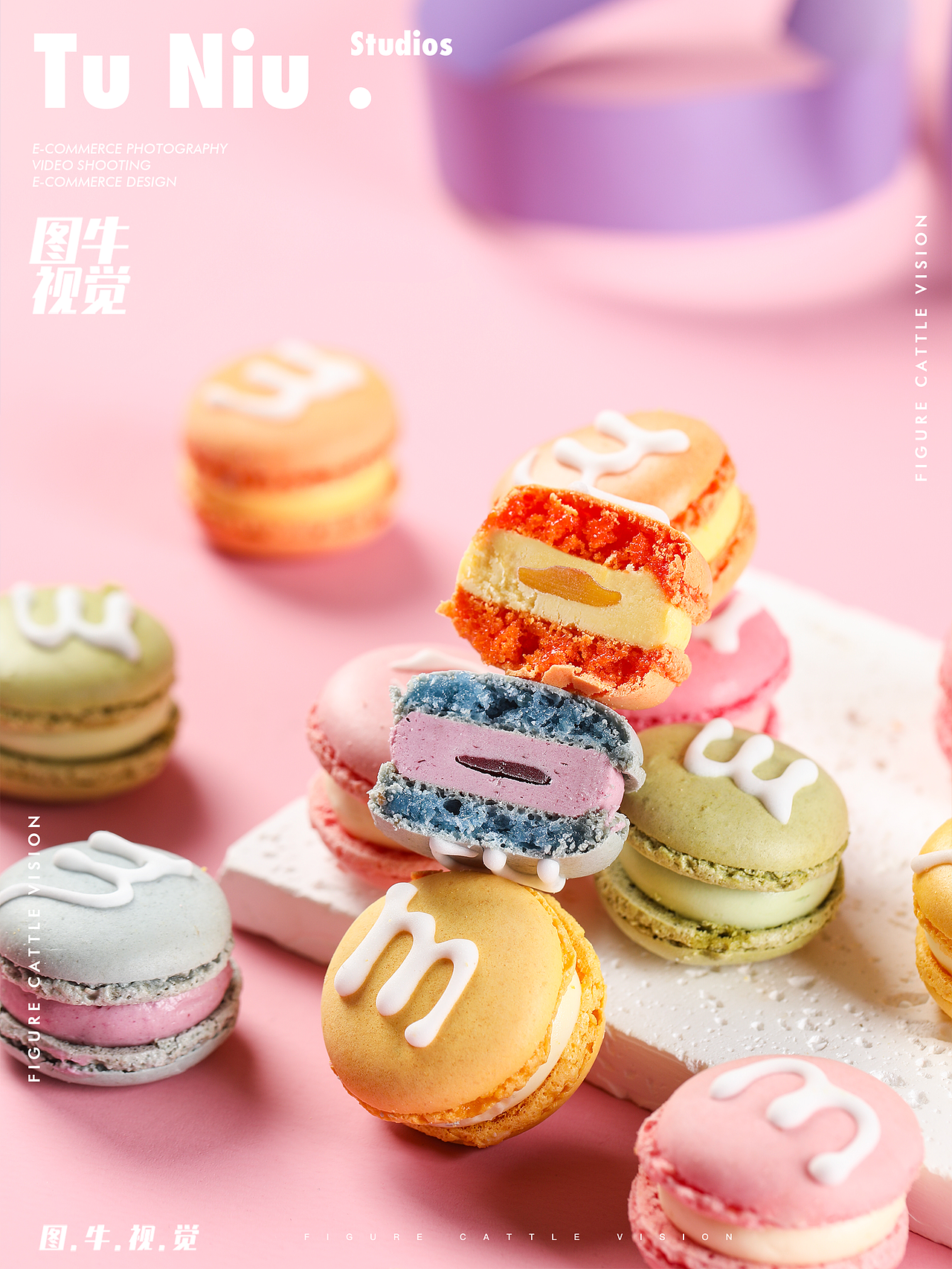 马卡龙拍摄（图ZNDA2Mjc2ODYw） - 美食摄影 - 站酷设计师郑州本地产品拍照原创素材 - 站酷ZCOOL