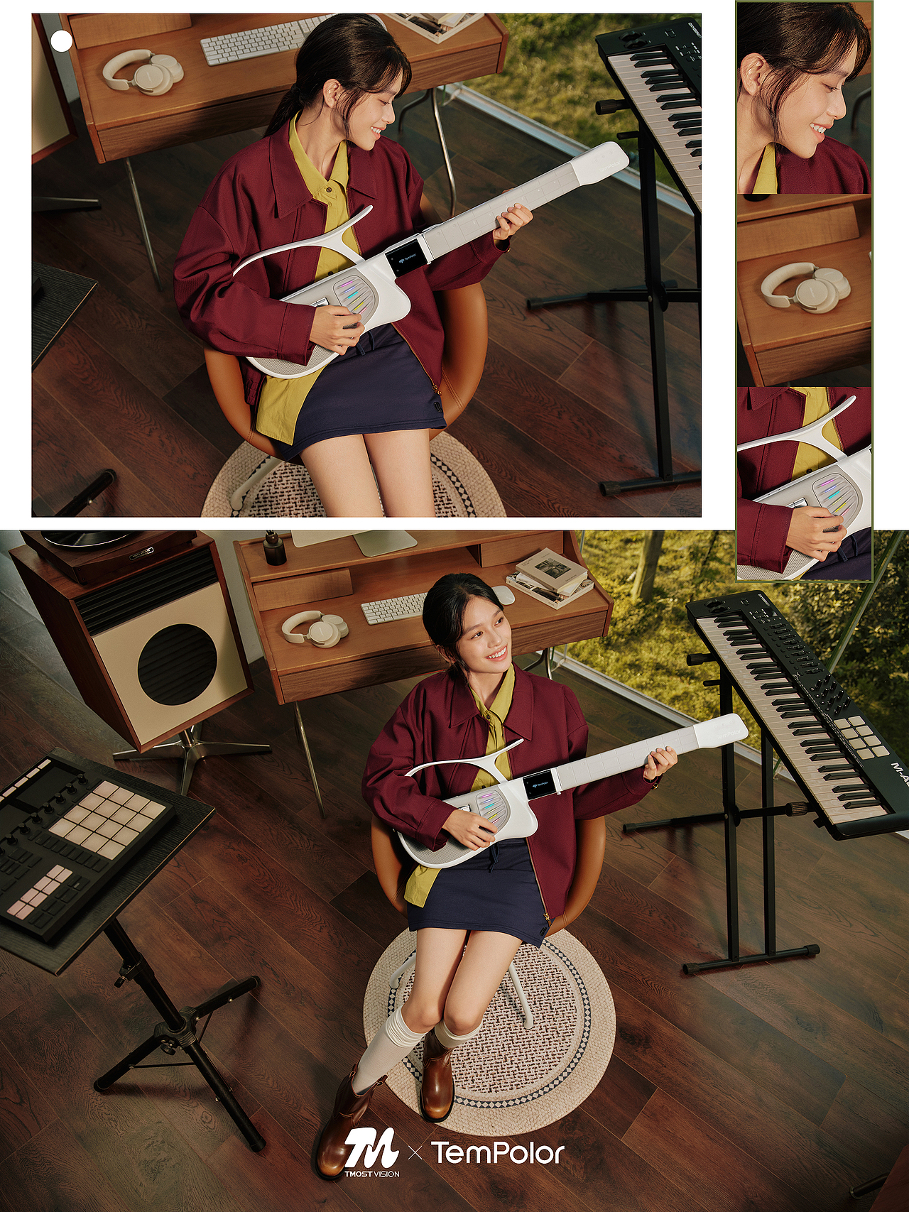 让音乐，归于日常｜TemPolor吉他（图ZNDA2MjgxMzQ4） - 产品摄影 - 站酷设计师TMOST电商视觉原创素材 - 站酷ZCOOL