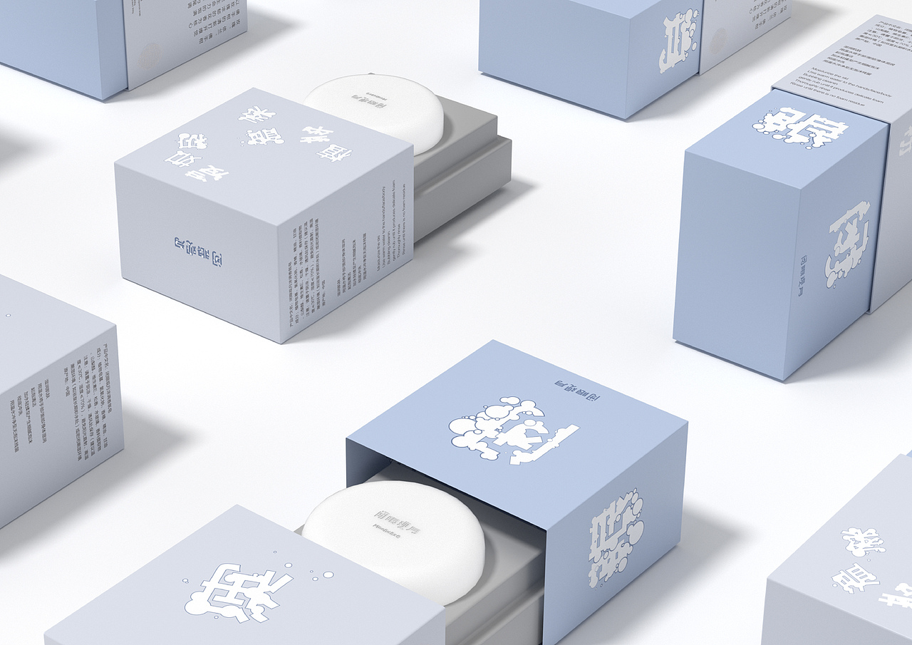 香皂｜闭眼观月（图ZNDA2Mjc5NzUy） - 品牌 - 站酷设计师珈冶原创素材 - 站酷ZCOOL