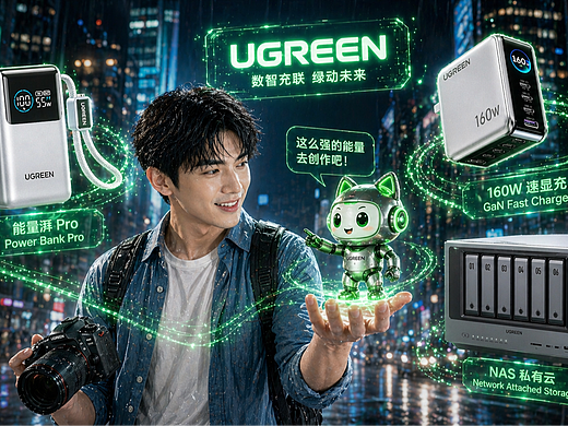 智护未来・创作不熄 —绿联数字守护计划