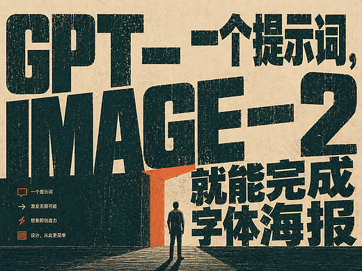 GPT Image 2  一个提示词，就能完成字体海报