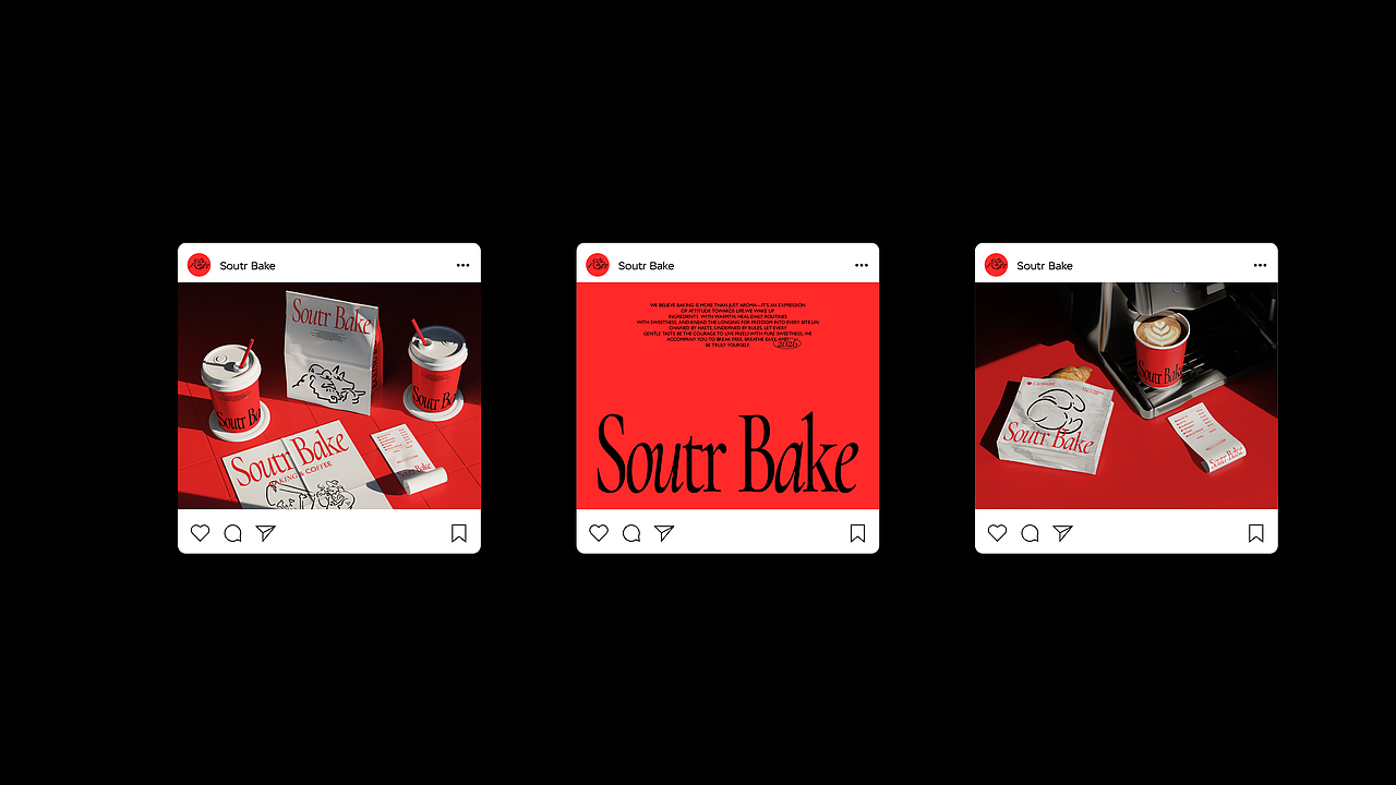 Soutr Bake烘焙和咖啡品牌设计（图ZNDA2Mjg2MTQw） - 品牌 - 站酷设计师不知名商店原创素材 - 站酷ZCOOL