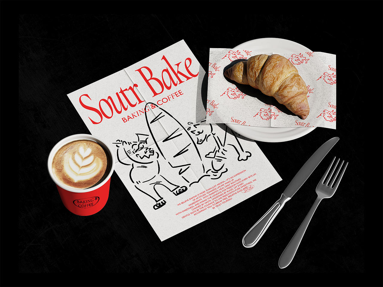 Soutr Bake烘焙和咖啡品牌设计（图ZNDA2Mjg2MzAw） - 品牌 - 站酷设计师不知名商店原创素材 - 站酷ZCOOL