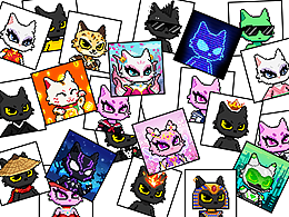 black cats nft design