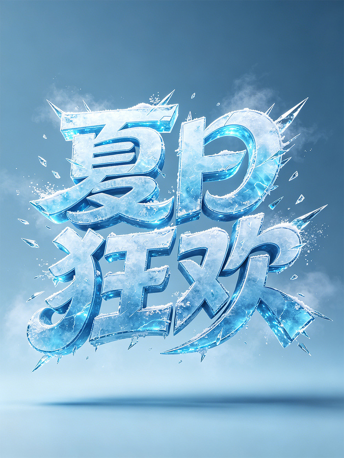 冰凉电商标题字
