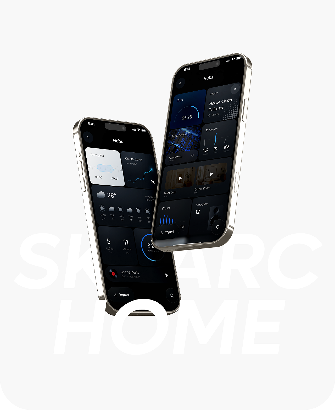 Skyarc智能家居APP（图ZNDA2MzA5MTM2） - APP界面 - 站酷设计师JoyTaung见唐原创素材 - 站酷ZCOOL