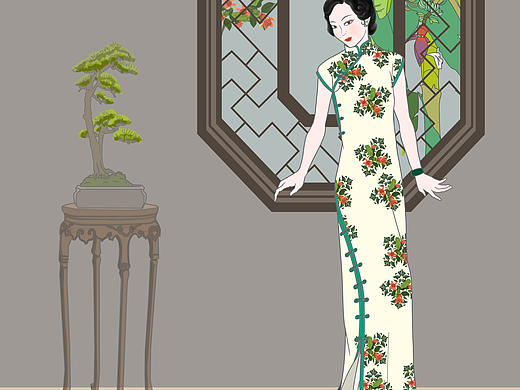 中国风元素插画