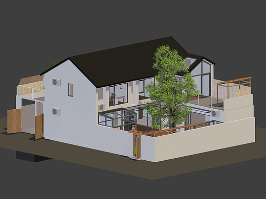 blender自建房设计3
