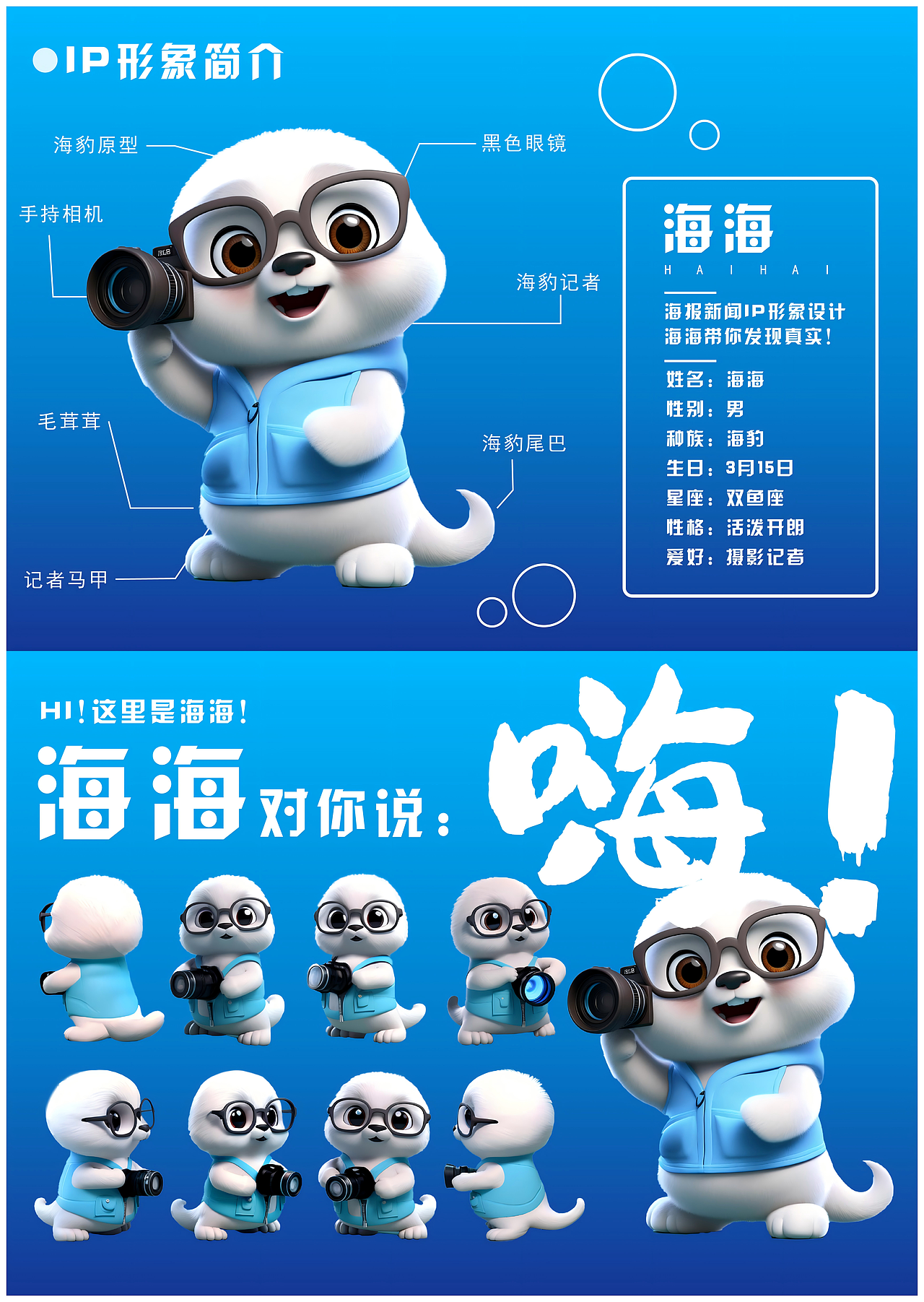 海海IP形象设计（图ZNDA2MzEzNDA0） - IP形象 - 站酷设计师Z15029710原创素材 - 站酷ZCOOL