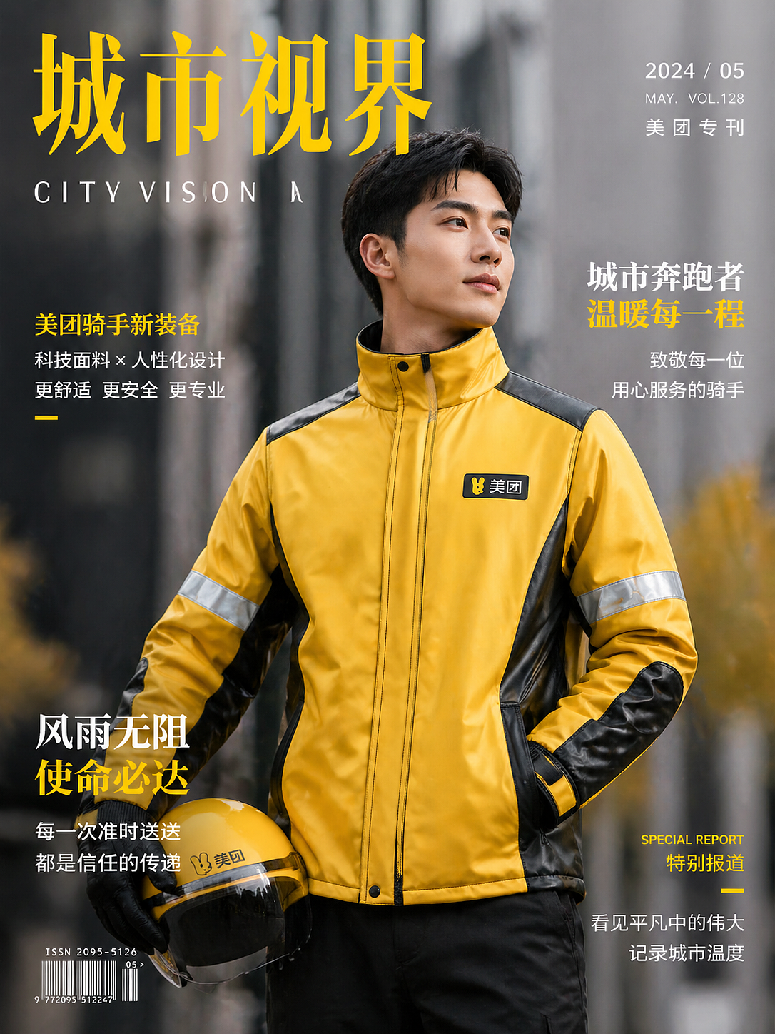 城市先锋-美团衣服（图ZNDA2MzEzODUy） - AI作品 - 站酷设计师Gpaint原创素材 - 站酷ZCOOL