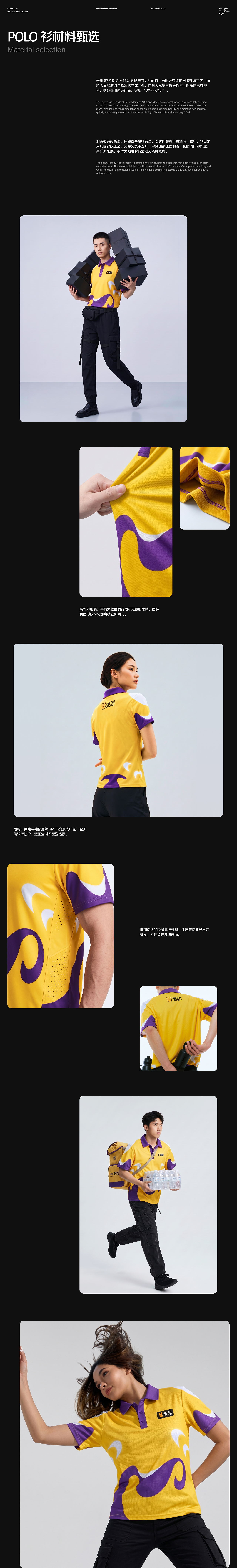 浪涟随行｜美团春秋季骑手一体化工装全案设计（图ZNDA2MzI3ODgw） - 其他服装 - 站酷设计师Yuki_Creative原创素材 - 站酷ZCOOL