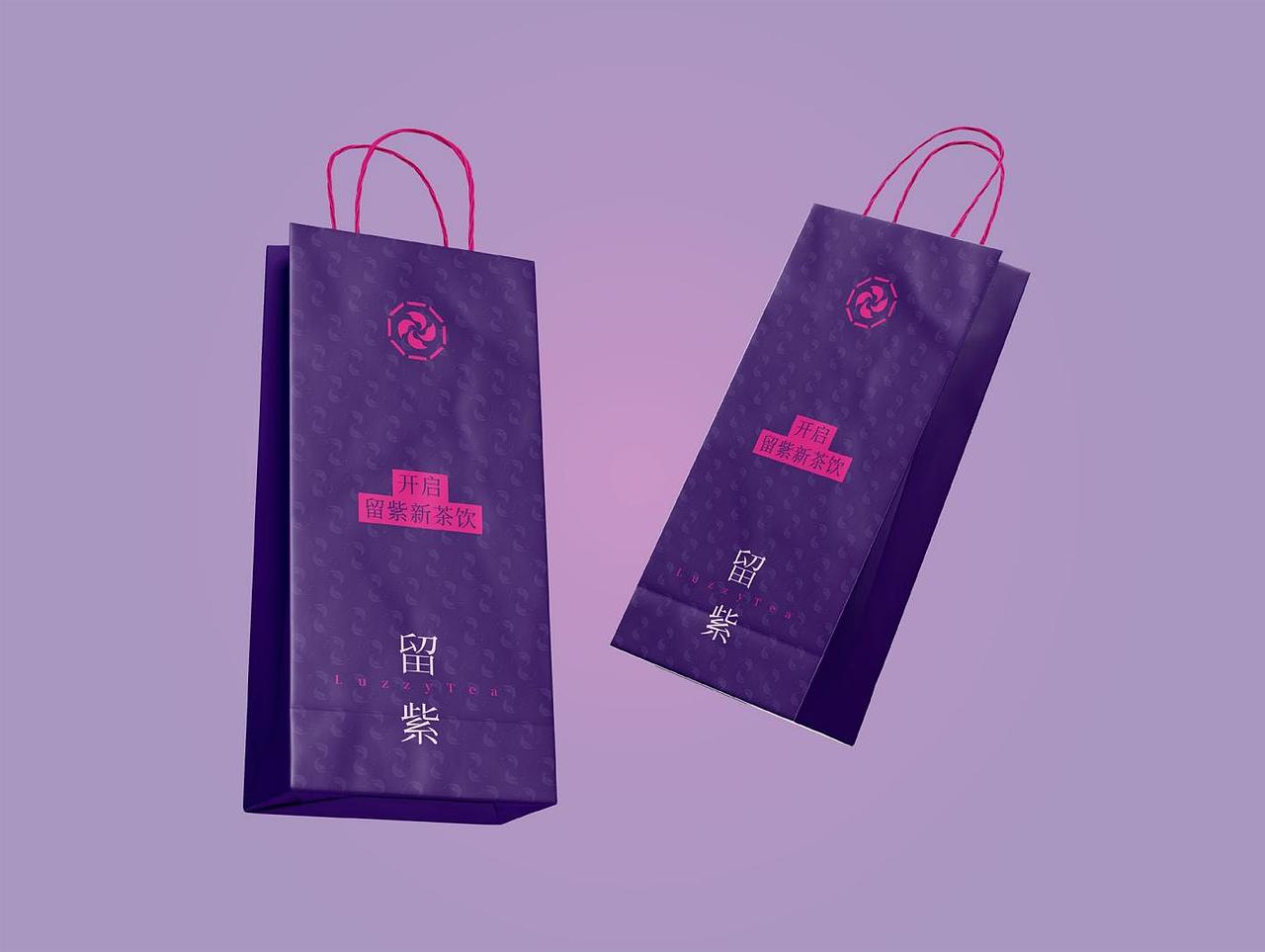 留紫新中式茶饮品牌设计（图ZNDA2MzMxODU2） - 品牌 - 站酷设计师原何战略设计原创素材 - 站酷ZCOOL