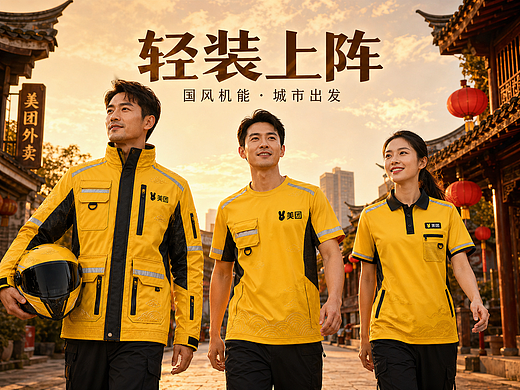 轻装上阵｜美团国风机能装备