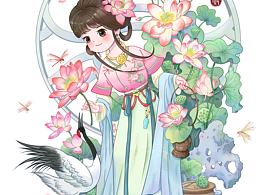 古风人物插画