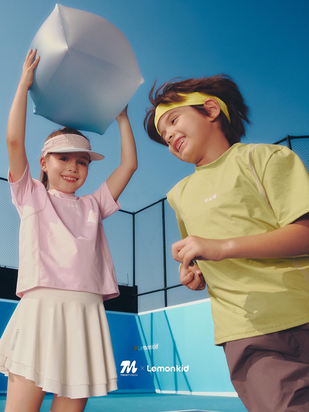 Lemonkid儿童运动大片｜我们把网球场拍成了童年游乐场（图ZNDA2MzM3MDY4） - 人像摄影 - 站酷设计师TMOSTKIDS原创素材 - 站酷ZCOOL