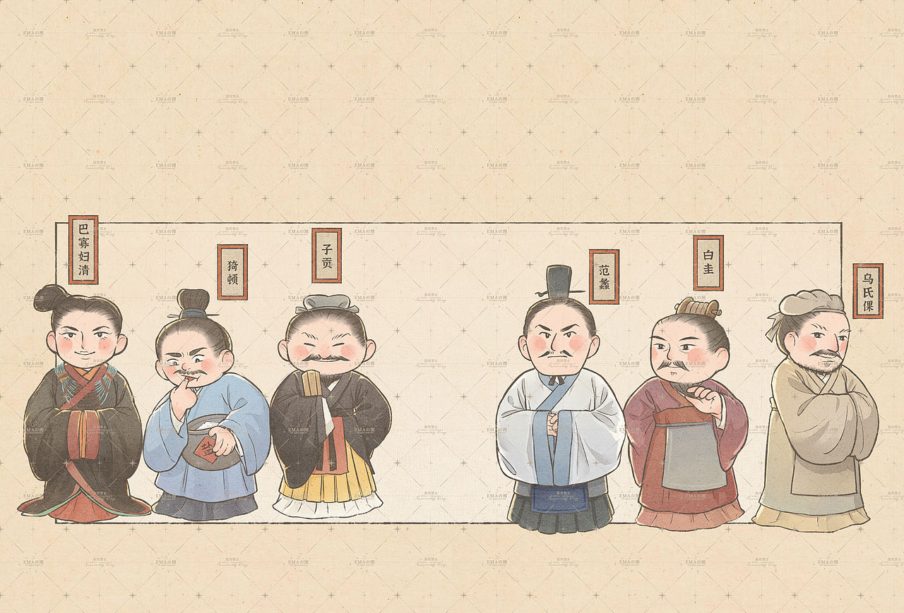已出版青少年读本《史记是本语文书》漫画（共9章）（图ZNDA2MzM3OTMy） - 短篇/格漫 - 站酷设计师牙签emanon原创素材 - 站酷ZCOOL
