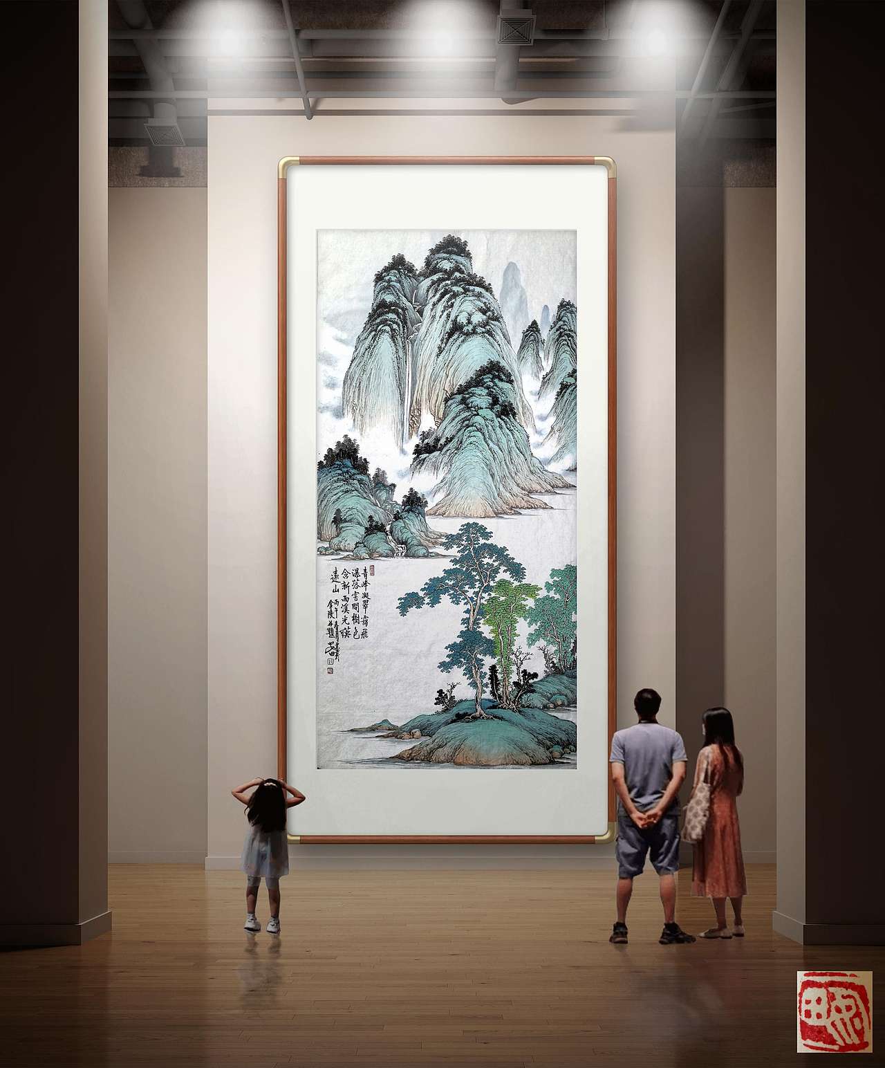 云烟清泉(图ZNDA2MzM5MDAw) - 绘画 - 站酷设计师安田原创素材 - 站酷ZCOOL