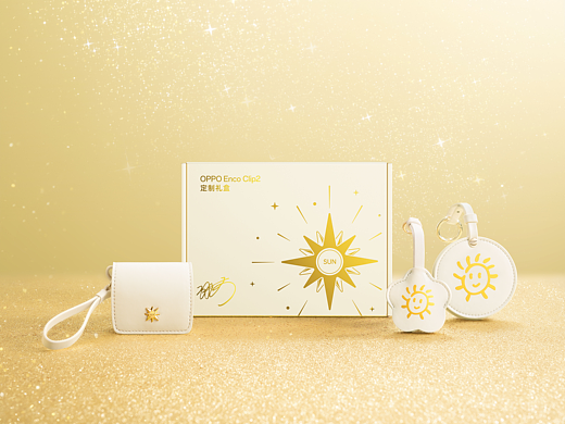 OPPO Enco Clip2孙颖莎定制礼盒｜产品摄影