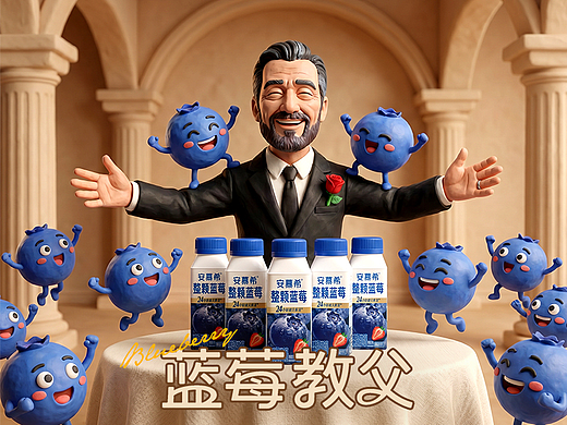 蓝莓教父这波也太有电影感了🎬