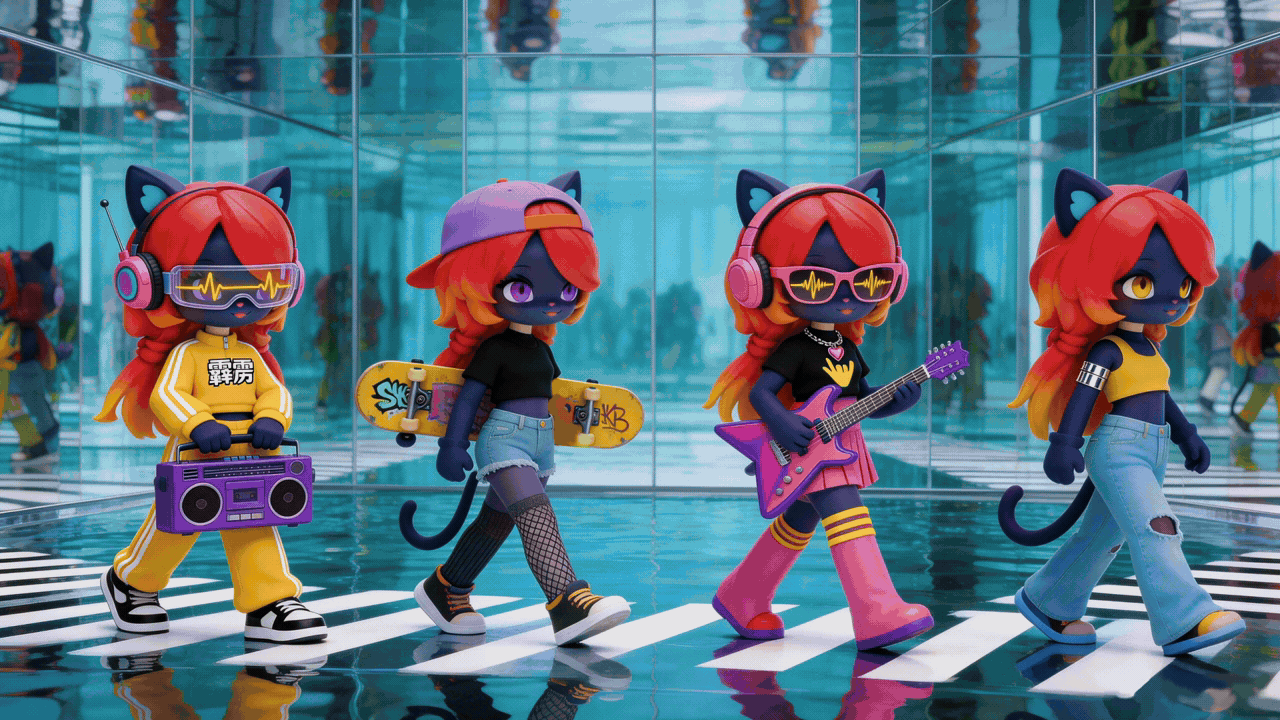 WOKE — 情绪可视化的“觉醒猫”（图ZNDA2MzUyOTYw） - IP形象 - 站酷设计师猛喝粥原创素材 - 站酷ZCOOL