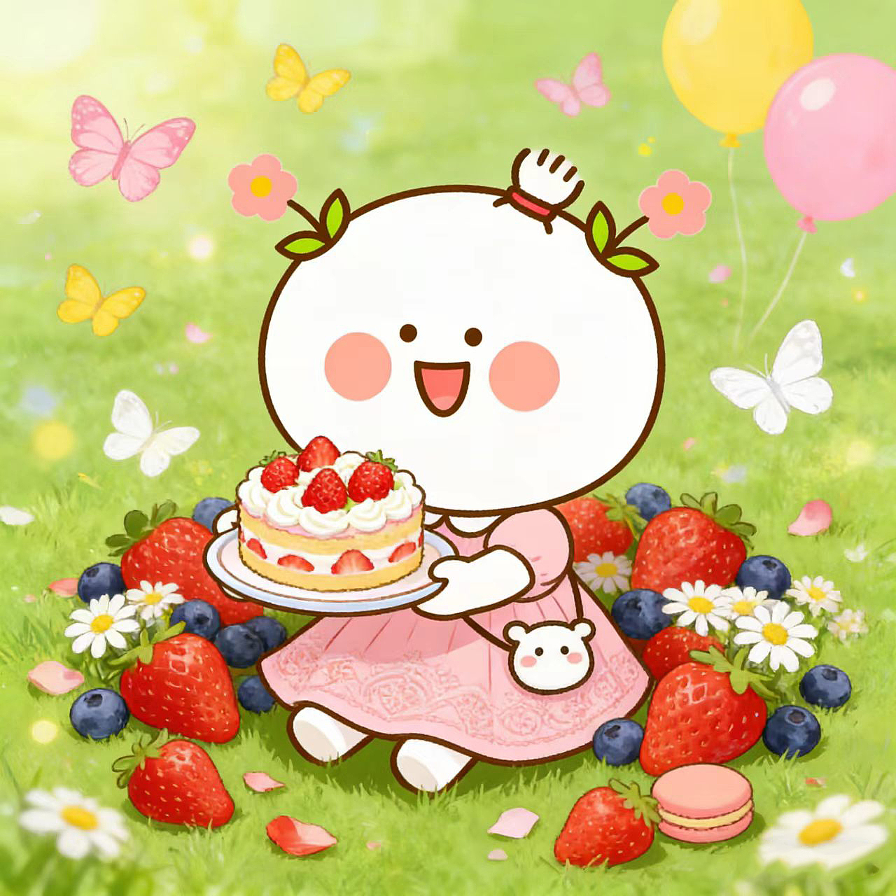 二花可爱头像壁纸~（图ZNDA2MzUzNzk2） - 单幅漫画 - 站酷设计师仙粑原创素材 - 站酷ZCOOL