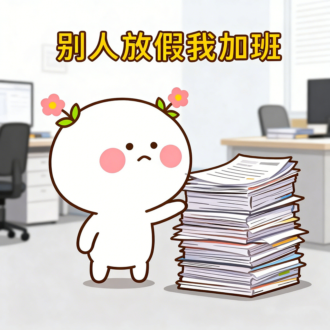 二花可爱表情合集（图ZNDA2MzU0MDI0） - 单幅漫画 - 站酷设计师仙粑原创素材 - 站酷ZCOOL