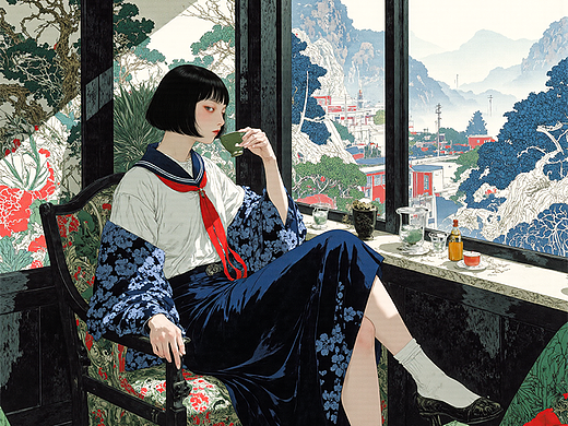 观止录（个人主页-ZNzM1NDMyODg=） - AI作品 - 站酷设计师2015浮岚原创素材 - 站酷ZCOOL