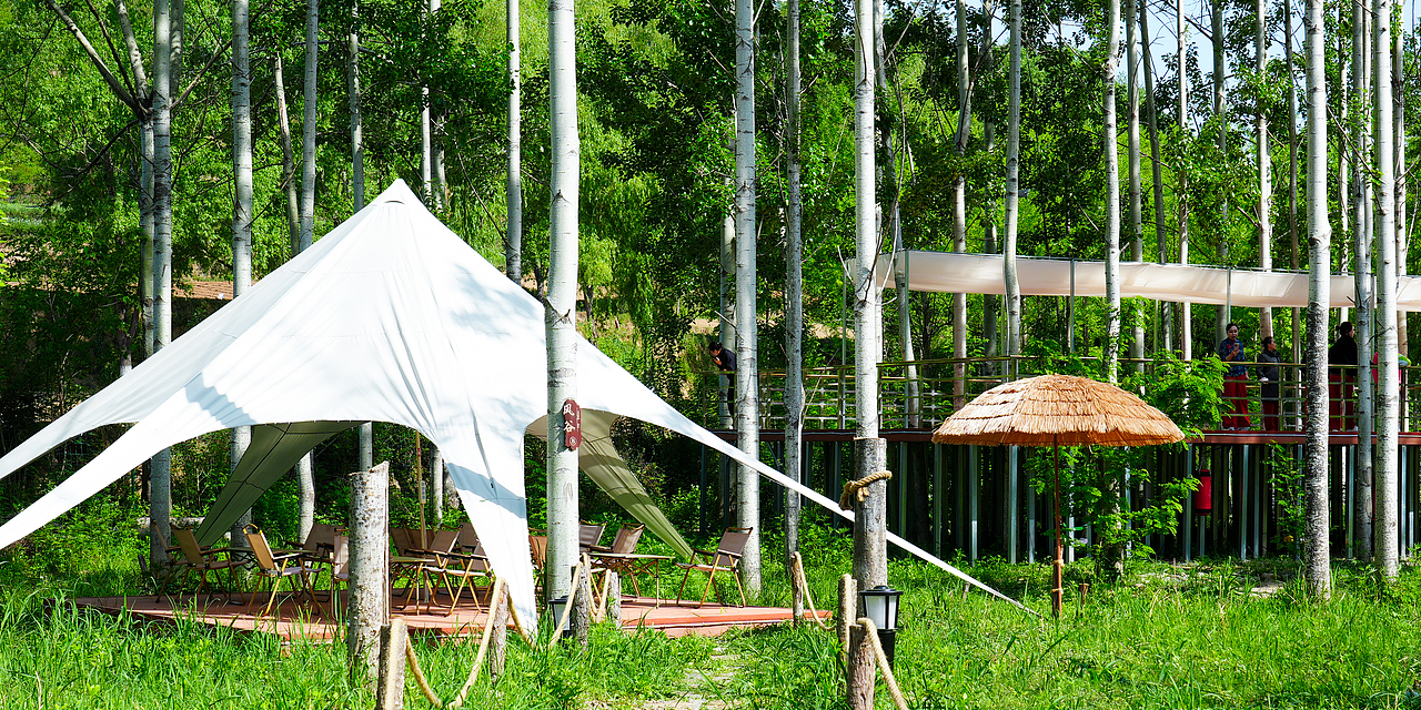 徽县江口村蝉鸣园露营基地（图ZNDA2MzU3NTQ0） - 环境/建筑摄影 - 站酷设计师金徽高旭原创素材 - 站酷ZCOOL