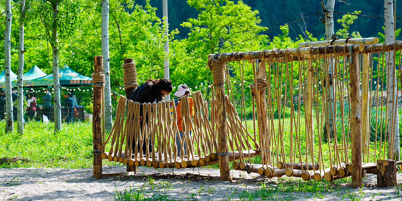 徽县江口村蝉鸣园露营基地（图ZNDA2MzU3NTgw） - 环境/建筑摄影 - 站酷设计师金徽高旭原创素材 - 站酷ZCOOL