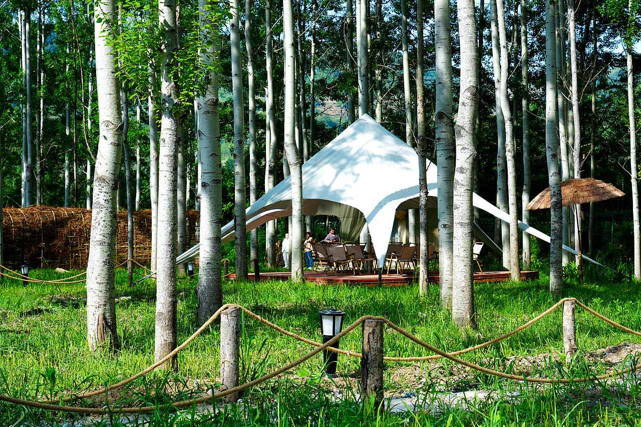 徽县江口村蝉鸣园露营基地（图ZNDA2MzU3NTQ4） - 环境/建筑摄影 - 站酷设计师金徽高旭原创素材 - 站酷ZCOOL