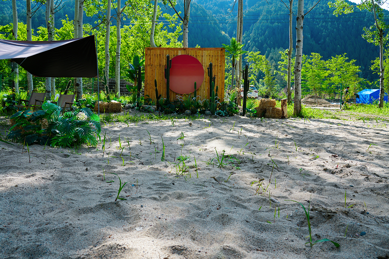 徽县江口村蝉鸣园露营基地（图ZNDA2MzU3NTQw） - 环境/建筑摄影 - 站酷设计师金徽高旭原创素材 - 站酷ZCOOL