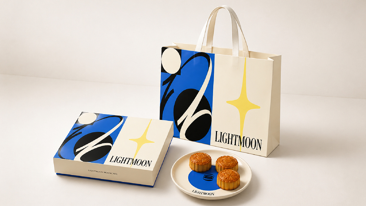 LIGHTMOON 月饼礼盒设计（图ZNDA2MzYxMTE2） - 品牌 - 站酷设计师走魚_原创素材 - 站酷ZCOOL