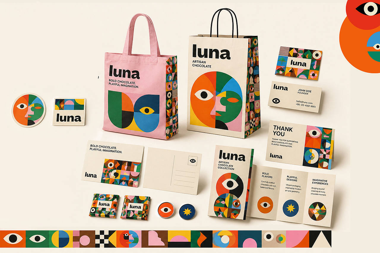 LUNA | 餐巧克力品牌全案设计（图ZNDA2MzY4NzU2） - 品牌 - 站酷设计师南二段原创素材 - 站酷ZCOOL