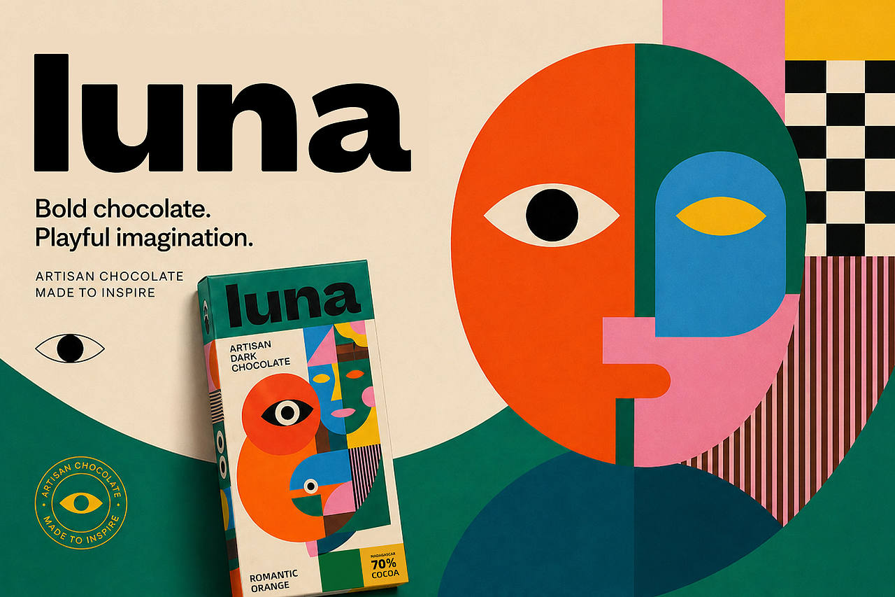 LUNA | 餐巧克力品牌全案设计（图ZNDA2MzY4NzUy） - 品牌 - 站酷设计师南二段原创素材 - 站酷ZCOOL