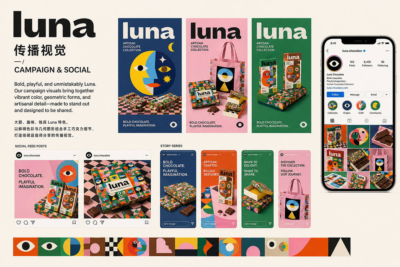 LUNA | 餐巧克力品牌全案设计（图ZNDA2MzY4NzY0） - 品牌 - 站酷设计师南二段原创素材 - 站酷ZCOOL