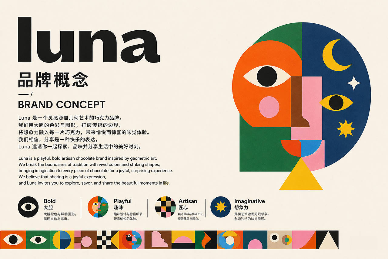 LUNA | 餐巧克力品牌全案设计（图ZNDA2MzY4NzI0） - 品牌 - 站酷设计师南二段原创素材 - 站酷ZCOOL