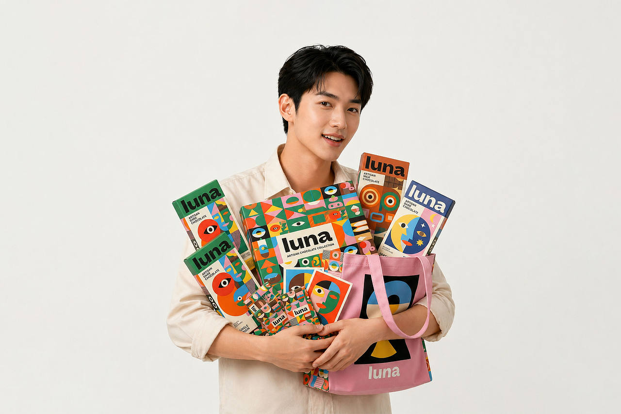 LUNA | 餐巧克力品牌全案设计（图ZNDA2MzY4NzI4） - 品牌 - 站酷设计师南二段原创素材 - 站酷ZCOOL