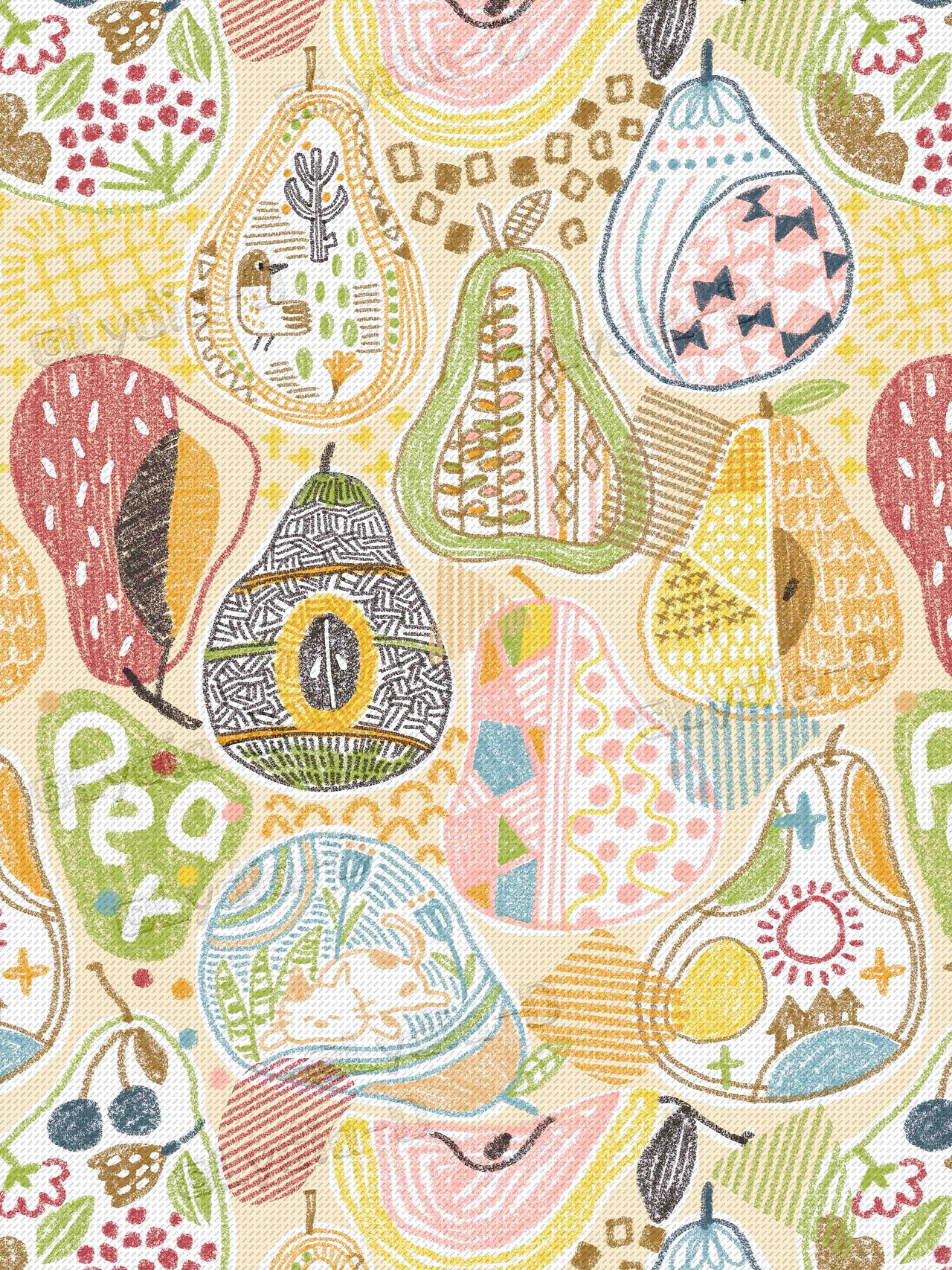 那就不分梨（圖ZNDA2MzY5NjQ4） - 商業(yè)插畫 - 站酷設(shè)計師綠瓷叮叮原創(chuàng)素材 - 站酷ZCOOL