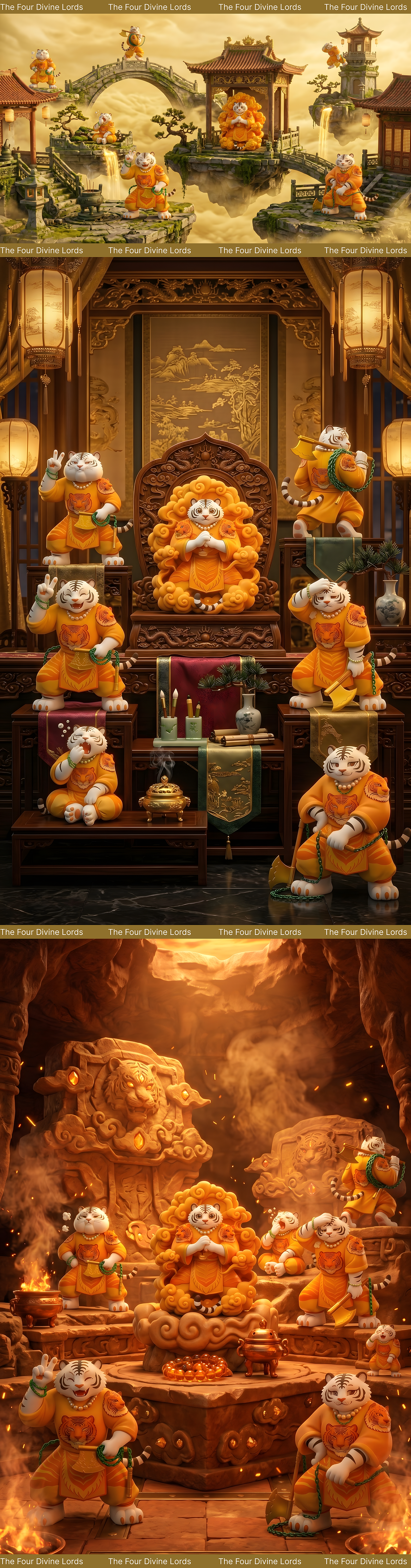 四象神君丨四象神君丨文创IP丨合集（图ZNDA2MzcxODky） - IP形象 - 站酷设计师麦野不熬夜原创素材 - 站酷ZCOOL