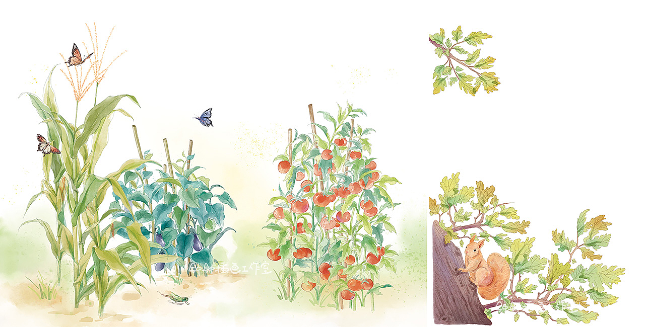 童书插图｜《探索与发现》1/2（已商用）（图ZNDA2MzcyMDI4） - 儿童插画 - 站酷设计师钟钟插画工作室原创素材 - 站酷ZCOOL