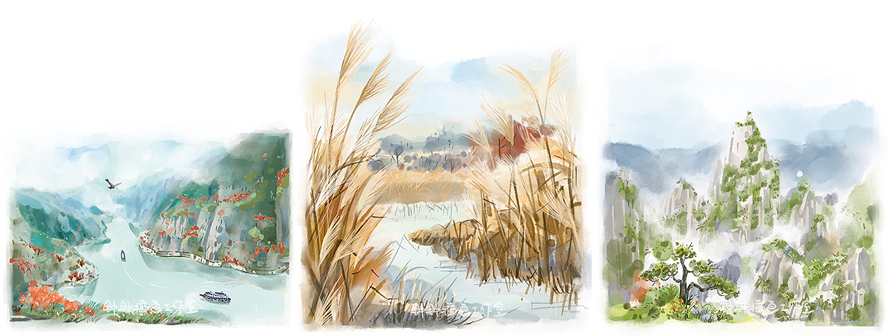 童书插图｜《探索与发现》1/2（已商用）（图ZNDA2MzcyMDQ0） - 儿童插画 - 站酷设计师钟钟插画工作室原创素材 - 站酷ZCOOL