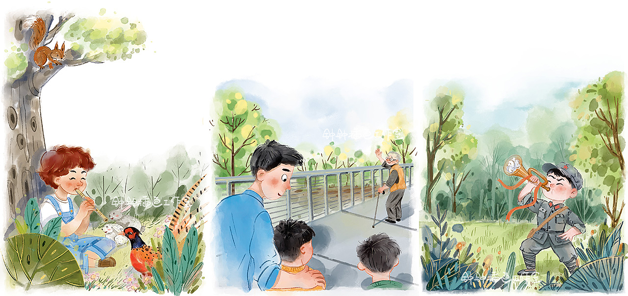 童书插图｜《探索与发现》1/2（已商用）（图ZNDA2MzcyMDQ4） - 儿童插画 - 站酷设计师钟钟插画工作室原创素材 - 站酷ZCOOL