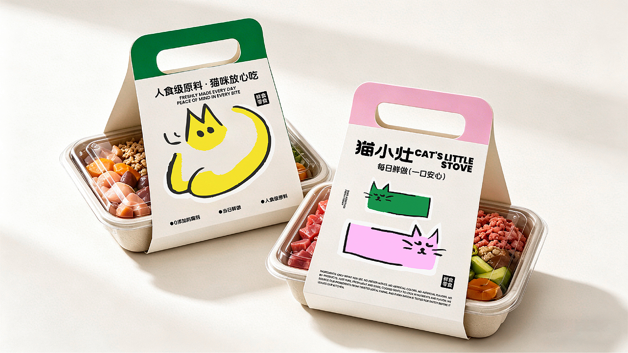 猫小灶 | 每日鲜做猫鲜食零食品牌全案设计（图ZNDA2Mzc0MjI0） - 品牌 - 站酷设计师司徒钢圈原创素材 - 站酷ZCOOL