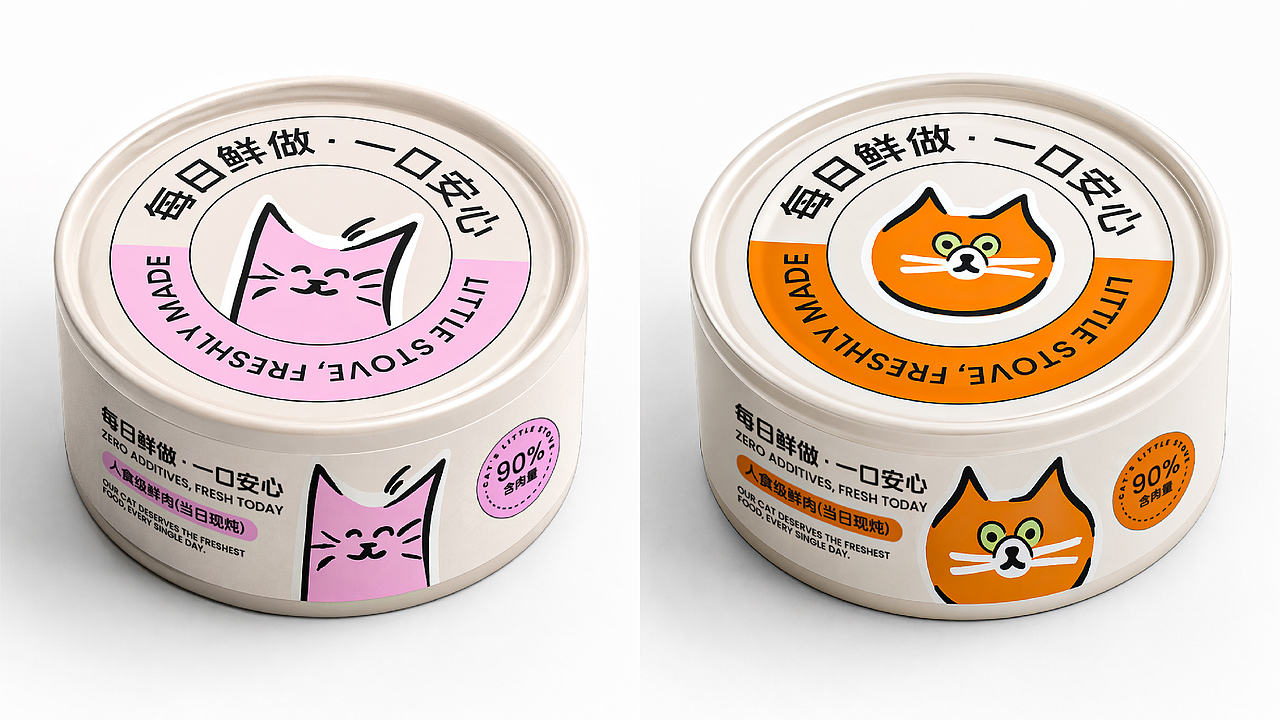 猫小灶 | 每日鲜做猫鲜食零食品牌全案设计（图ZNDA2Mzc0MzIw） - 品牌 - 站酷设计师司徒钢圈原创素材 - 站酷ZCOOL