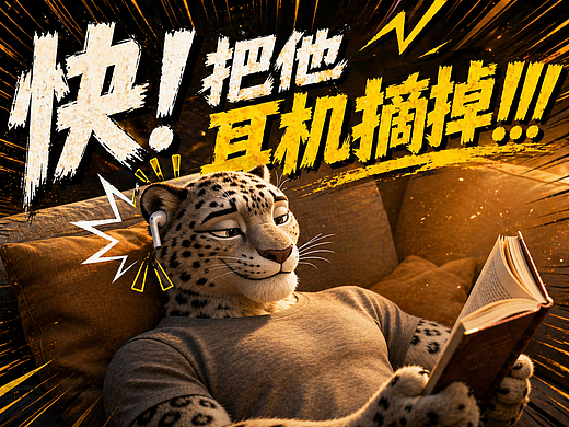 快！把他耳机摘掉!!!