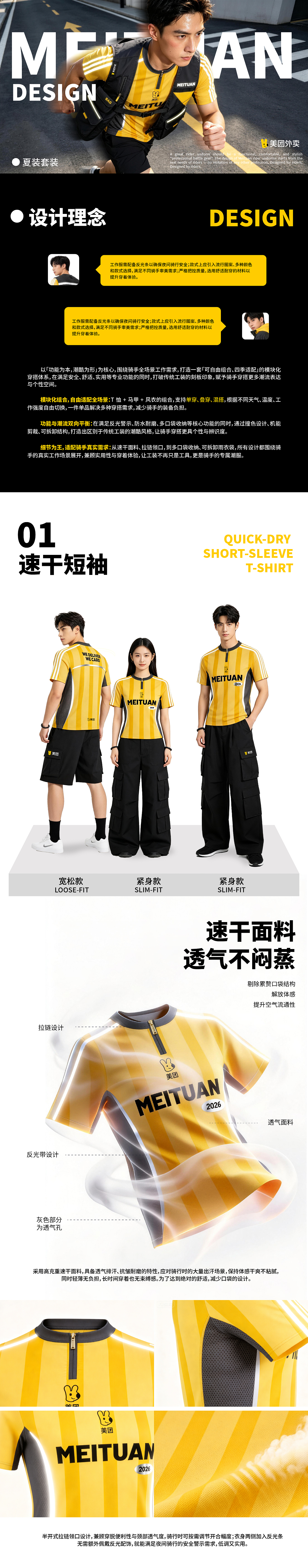 美团黄衣服-功能为本，潮酷为形（图ZNDA2Mzc4NzYw） - 其他服装 - 站酷设计师青蛙爱烤肉原创素材 - 站酷ZCOOL
